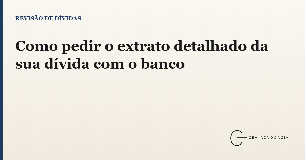 extrato detalhado da dívida